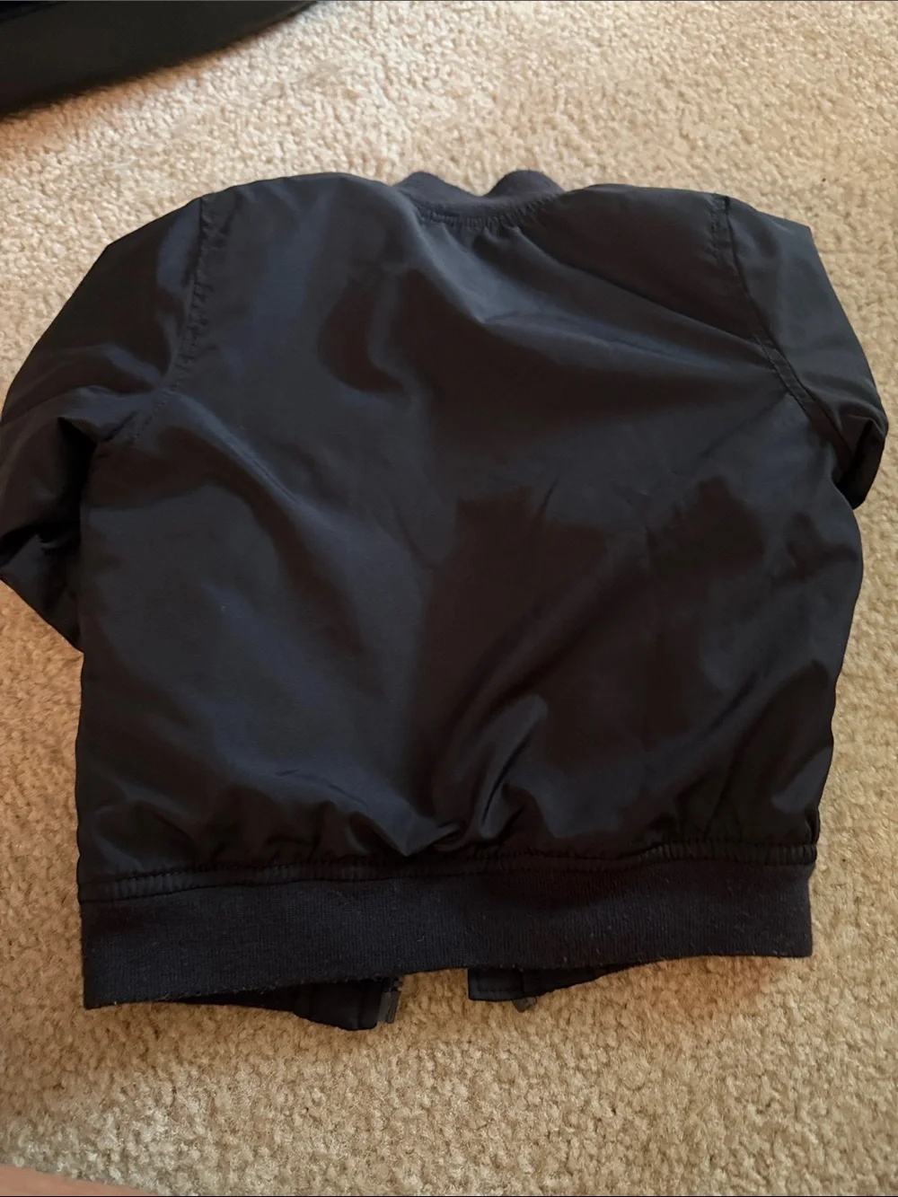 Old Navy Black Lightweight Bomber Jacket